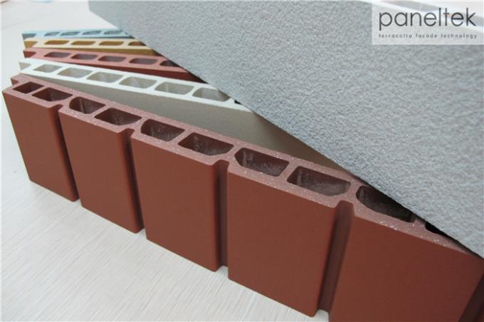 Dissolvenza anti- dei vari di forma di terracotta pannelli ceramici del rivestimento con spessore di 30mm